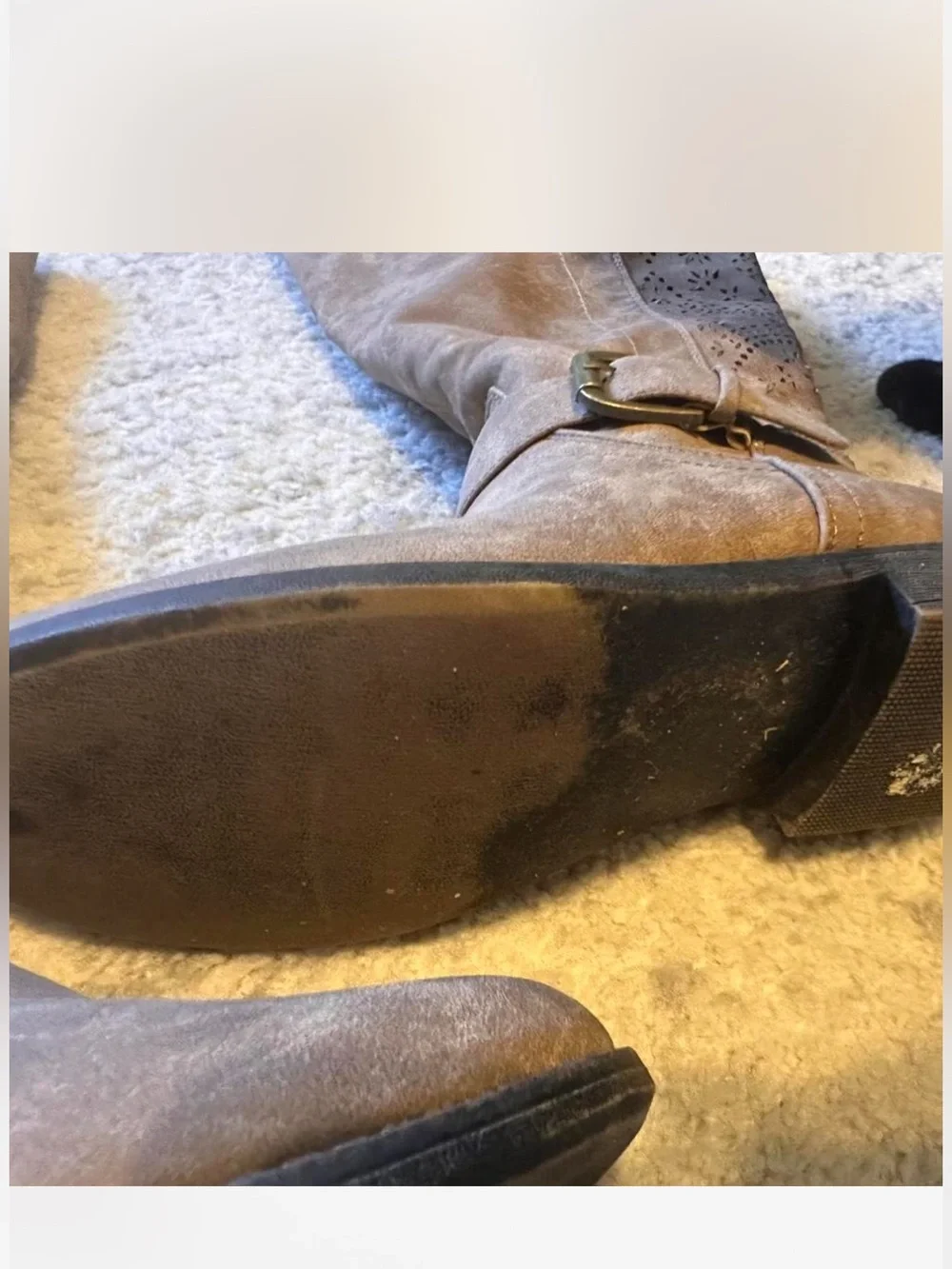 JustFab boots size